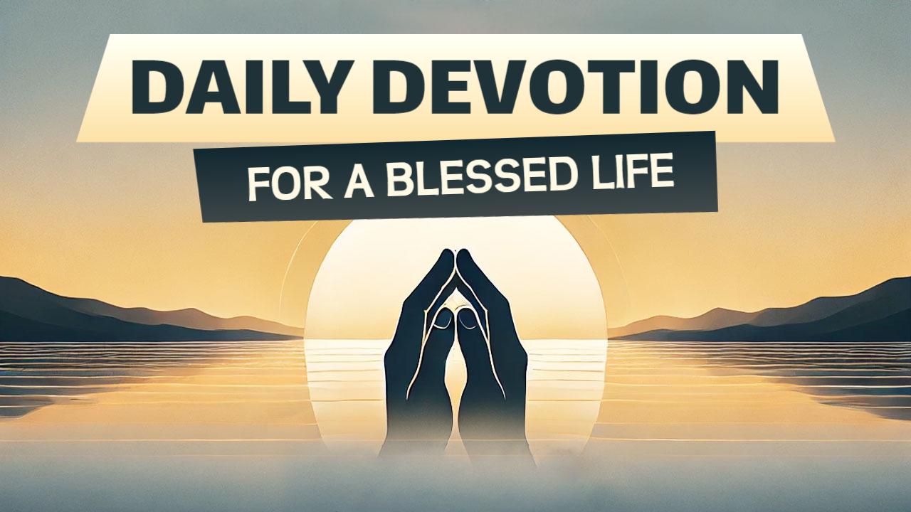 Inspirational Daily Devotion Nature Scene Trending YouTube Thumbnail Template