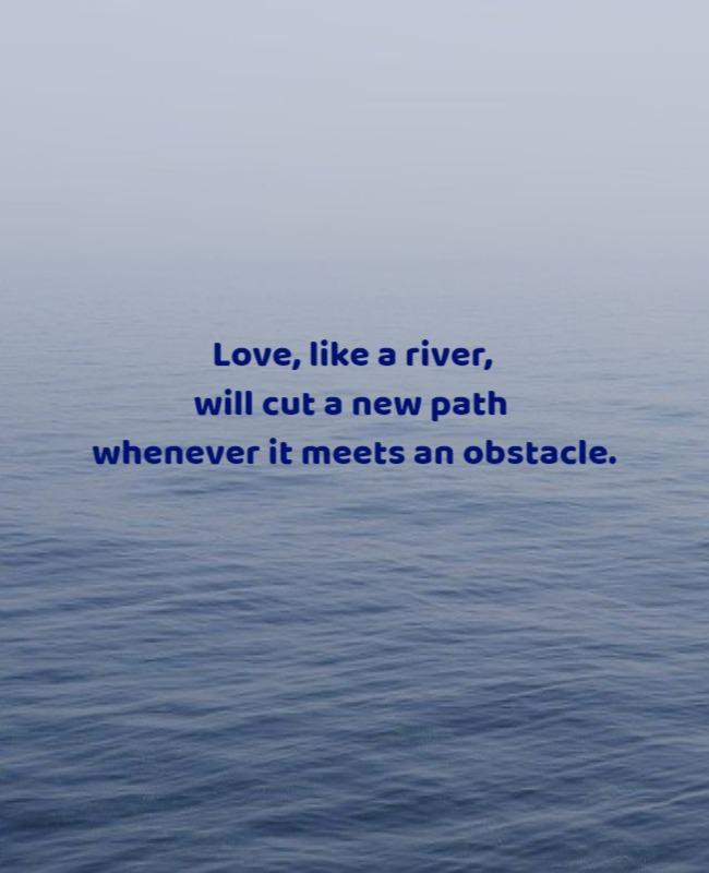 Inspirational Ocean View Quote on Overcoming Obstacles Poster Template