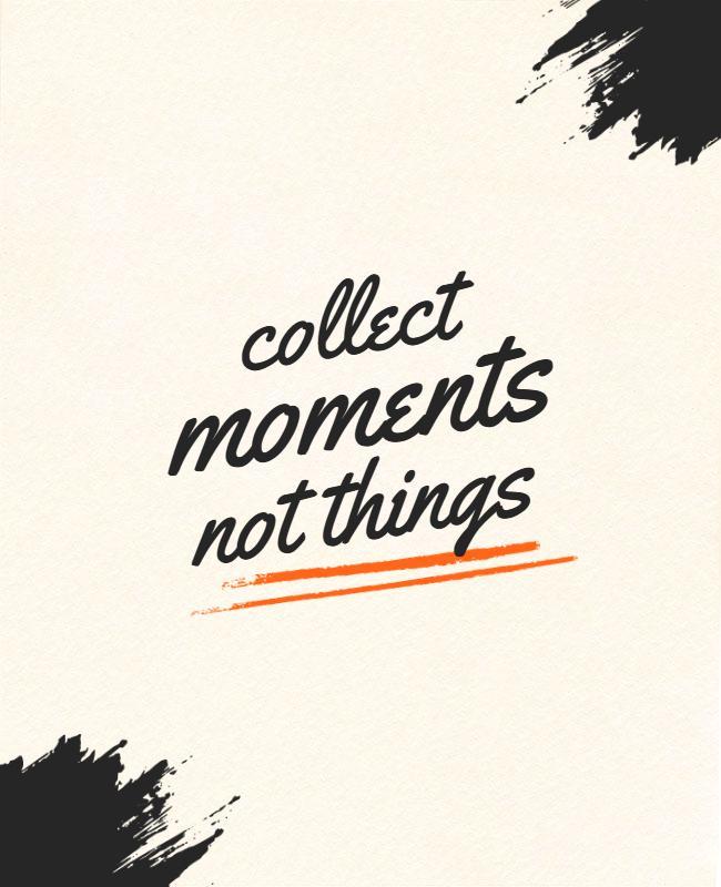 Inspirational Quote Typography Poster Template