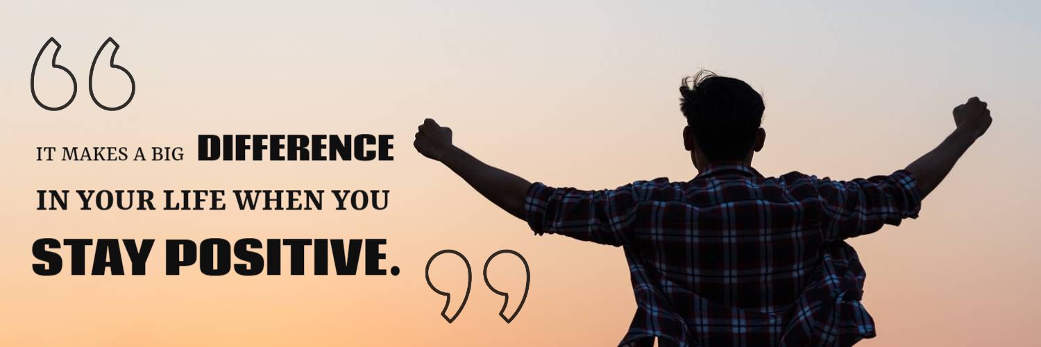 Inspirational Quote with Sunset Background Twitter Banner Template