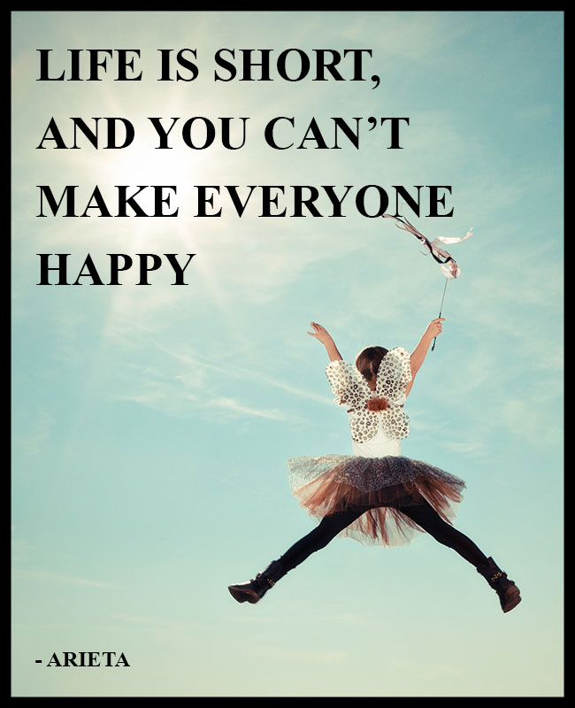 Inspirational Sky Background with Joyful Dance Quote Poster Template