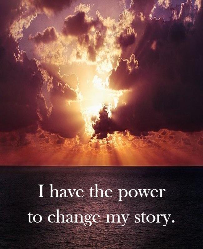 Inspirational Sunset with Empowering Quote Poster Template