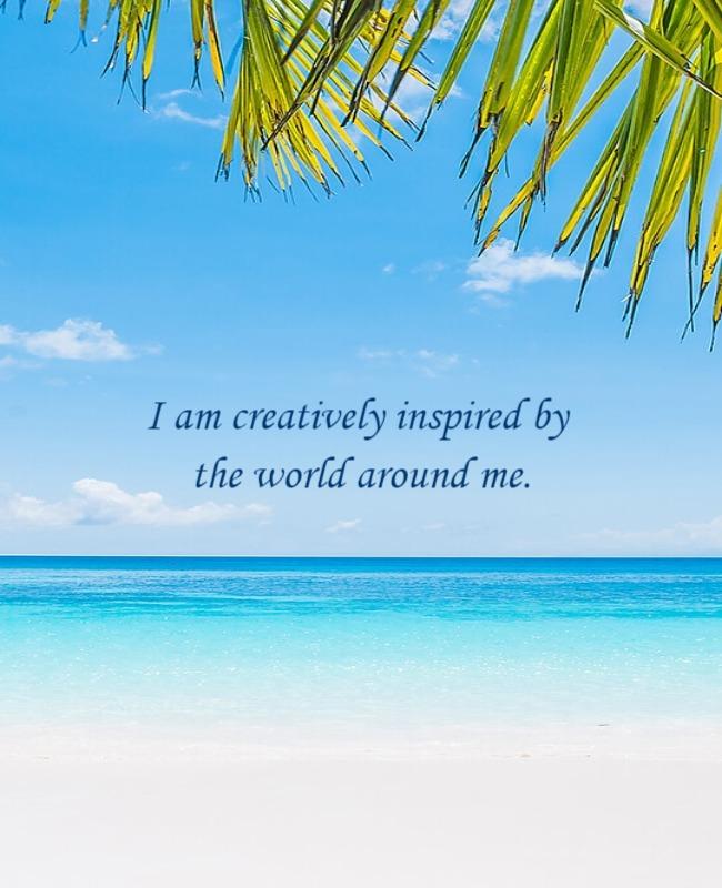 Inspiring Coastal Serenity Beach Scene Poster Template