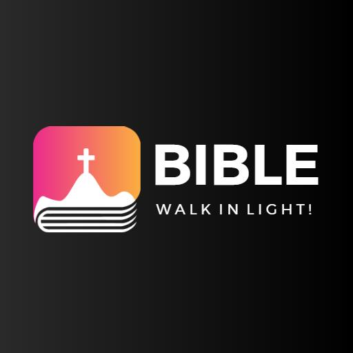 Inspiring Gradient Design Promoting Bible Study and Faith Logo Template
