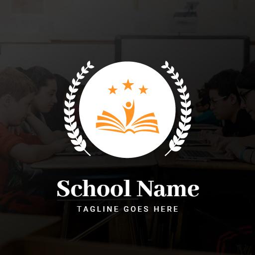 Inspiring Learning Environment for Innovative School Logo Template