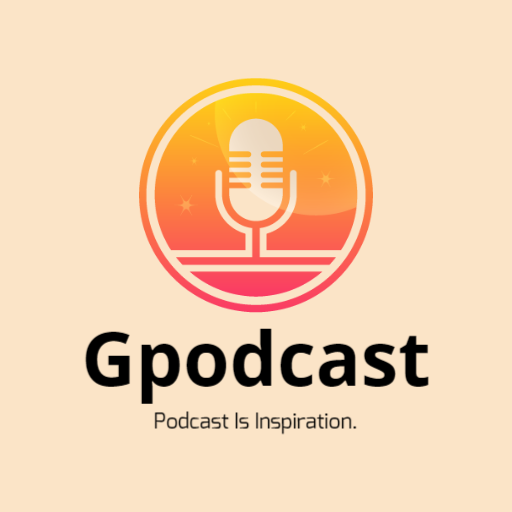 Inspiring Podcast Themes with Vibrant Gradient Colors Logo Template