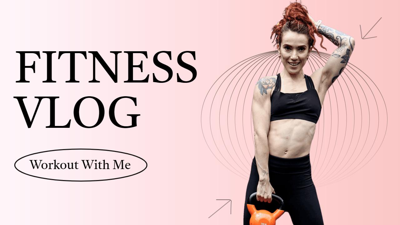 Intense Full-Body Workout Routine Fitness YouTube Thumbnail Template