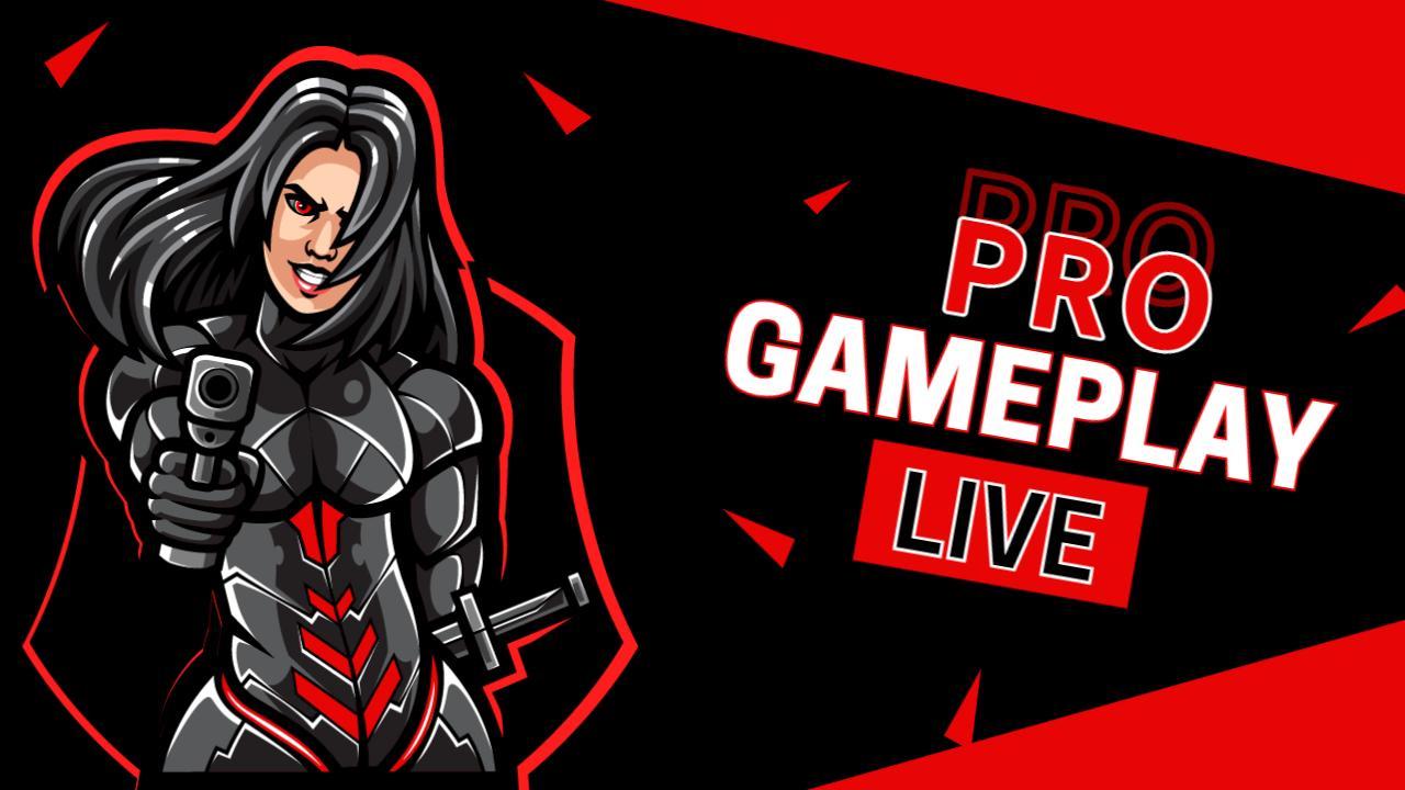 Intense Pro Gameplay Action Gaming YouTube Thumbnail Template