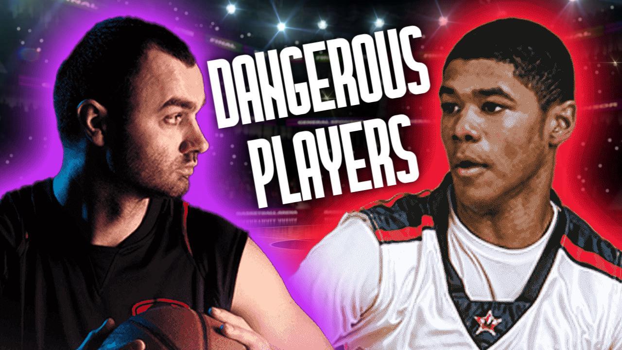 Intense Rivalry Dangerous Players Basketball YouTube Thumbnail Template