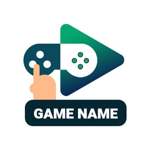 Interactive Hand and Game Controller Design for Gaming Logo Template