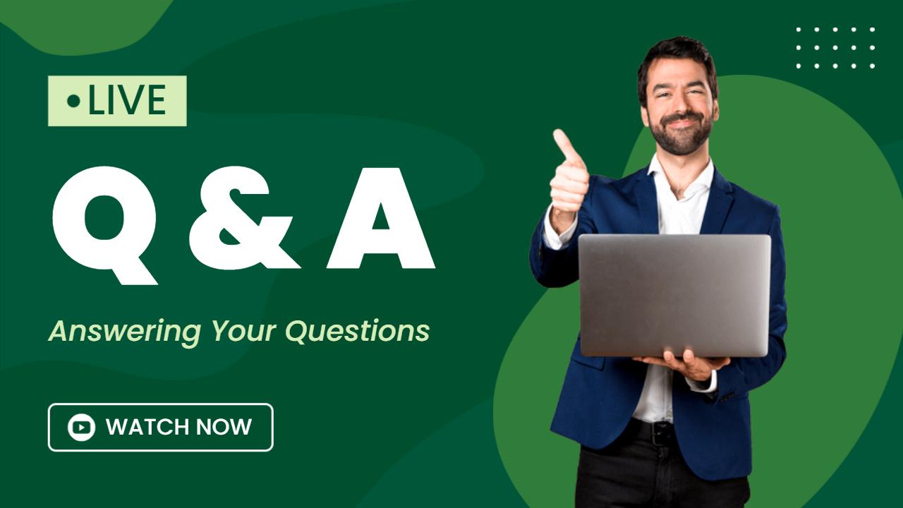 Interactive Q&A Session Engagement YouTube Thumbnail Template