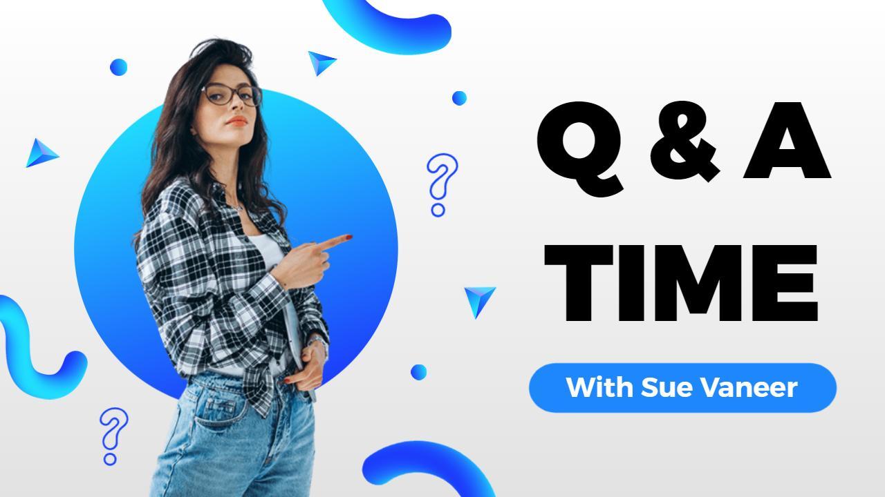 Interactive Q&A Session Engaging YouTube Thumbnail Template