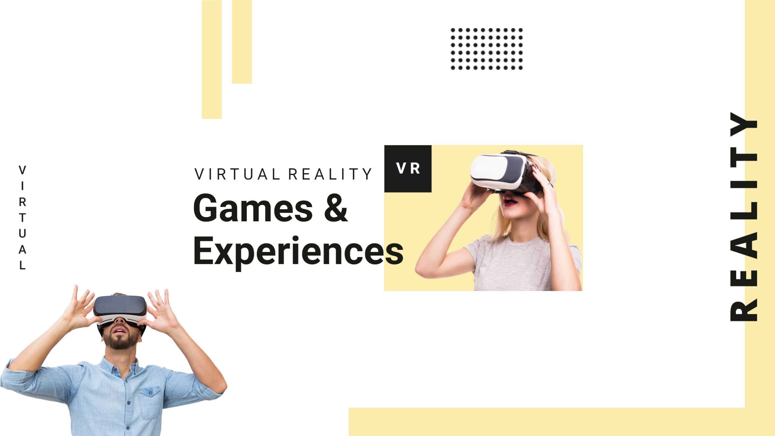 Interactive Virtual Reality Games and Experiences in Modern Banner Template