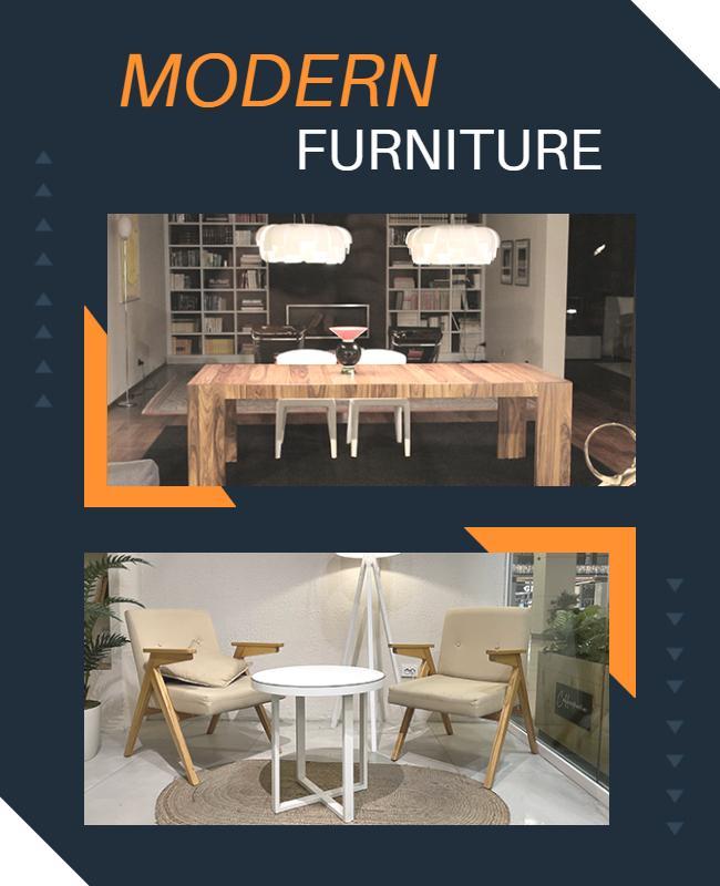 Interior Design Modern Furniture Promotion Flyer Template