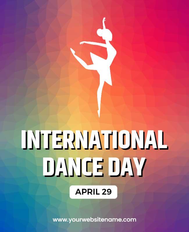 International Dance Day Event Flyer Template