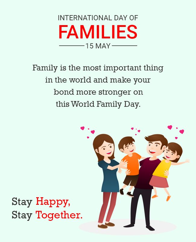 International Families Day Celebration Flyer Template