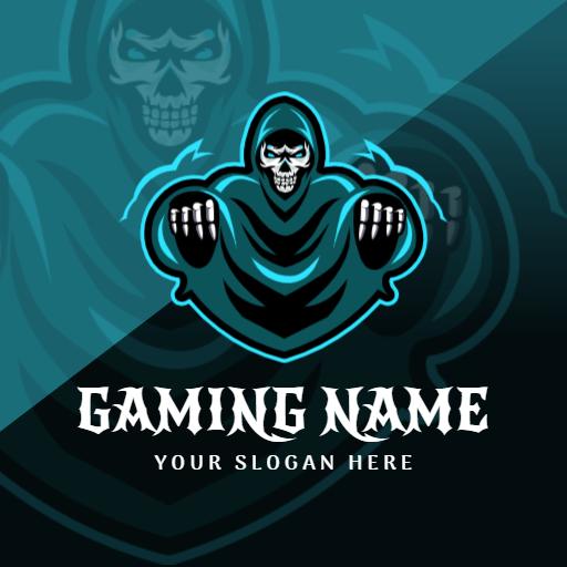 Intimidating Grim Reaper Design Highlighting Competitive Esports Logo Template
