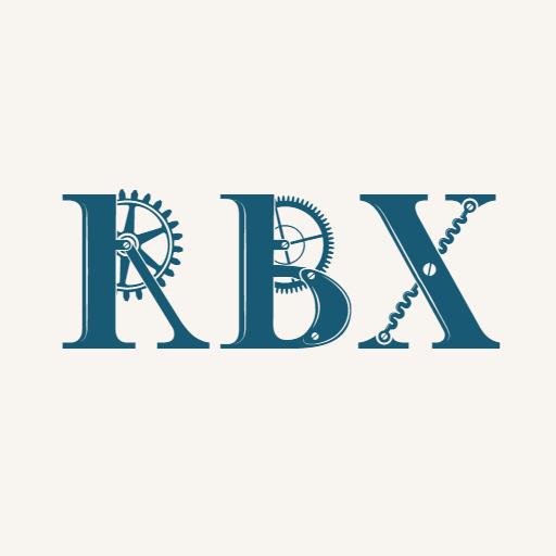 Intricate Industrial Letter Monogram Design Featuring Gears Logo Template