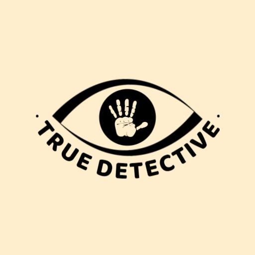 Intriguing Eye Symbol Representing True Detective Stories Logo Template