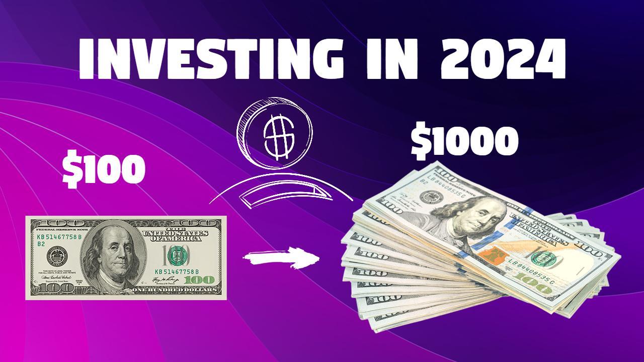 Investing Growth Strategies for 2024 Trending YouTube Thumbnail Template