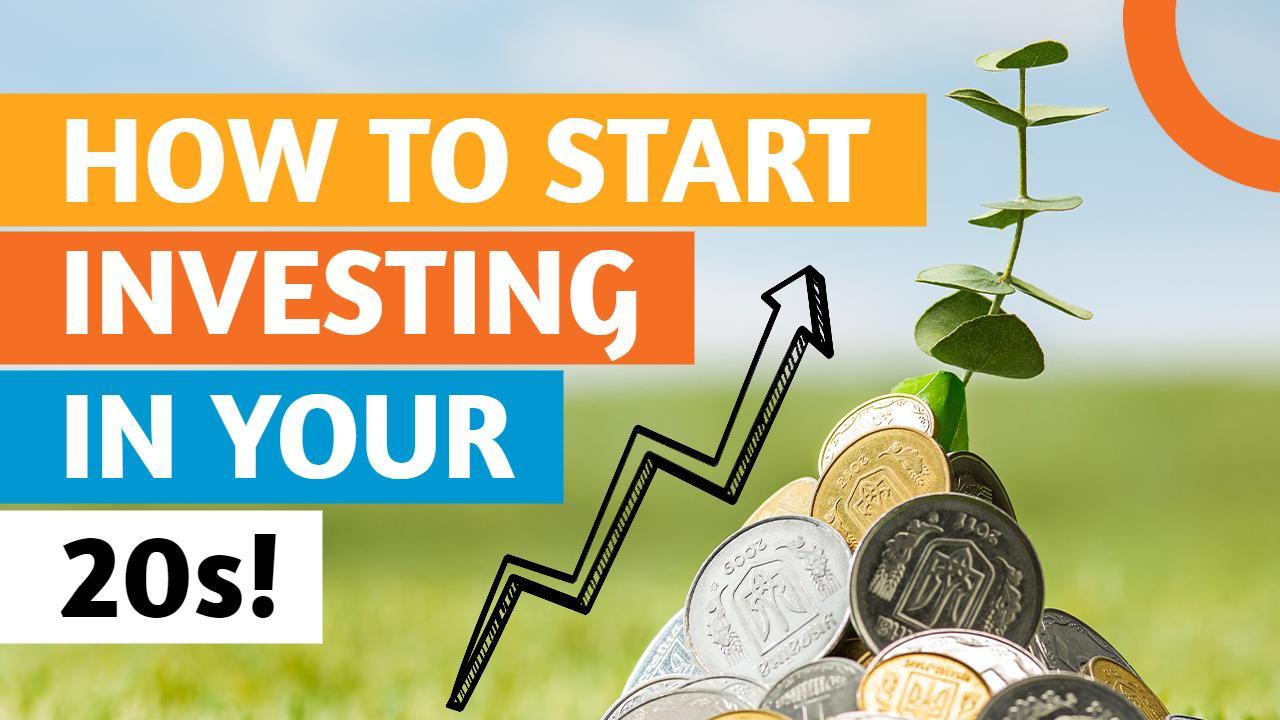 Investment Strategies for Your 20s Tutorial YouTube Thumbnail Template