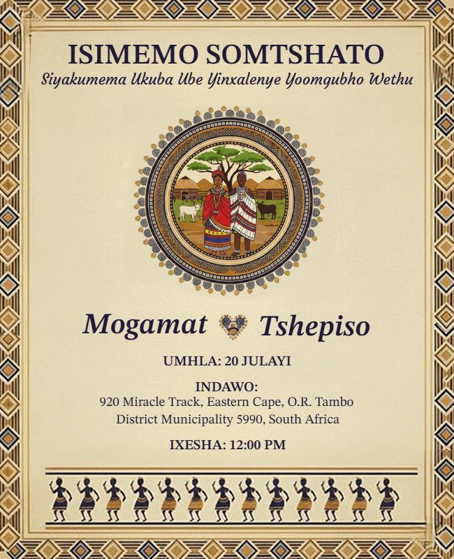 Isakhelo Seflyer Yesimemo Somtshato Yesintu