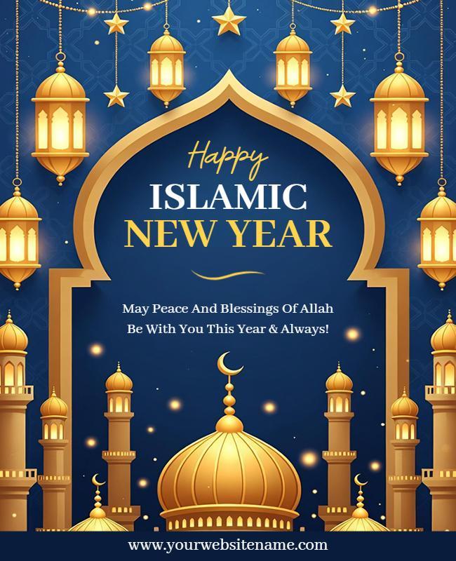 Islamic New Year Celebration Poster Template