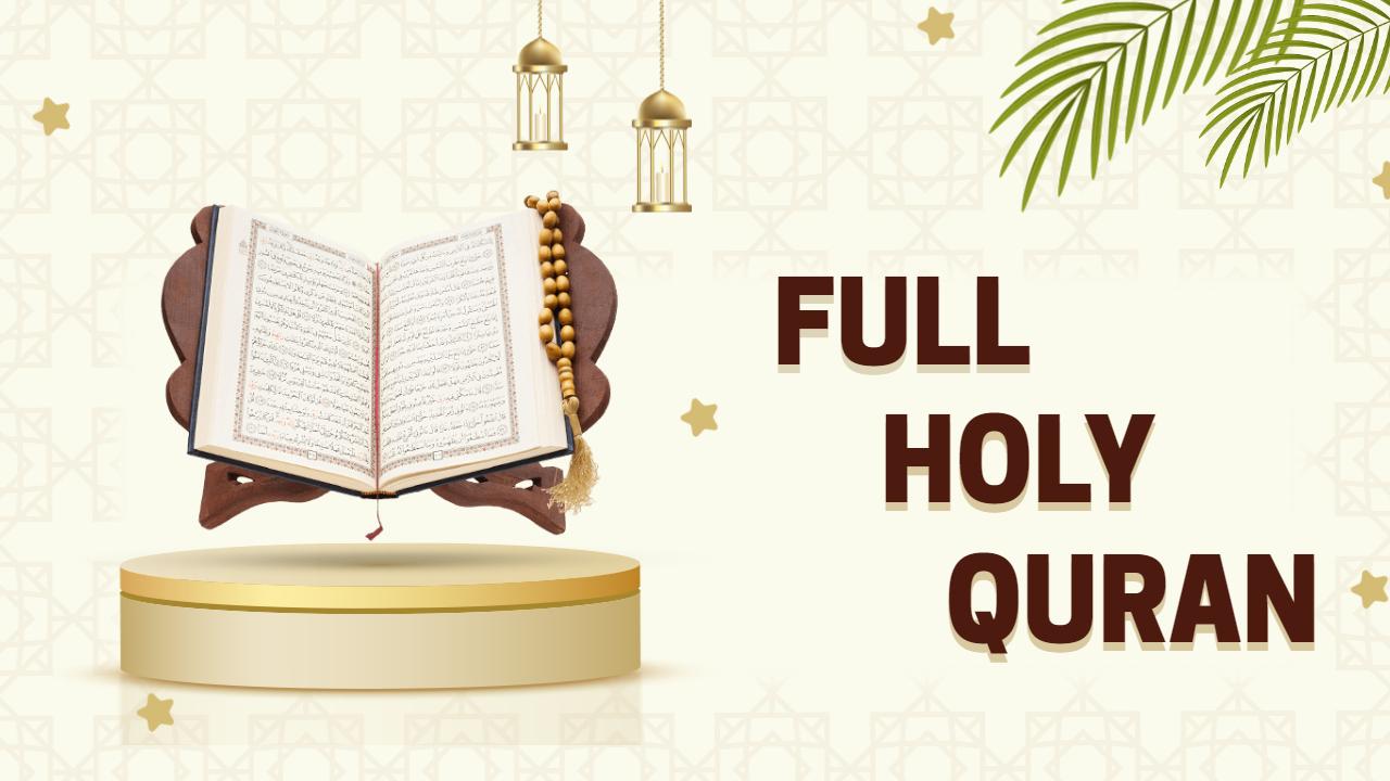 Islamic Quran Reading Spiritual Insights Trending YouTube Thumbnail Template