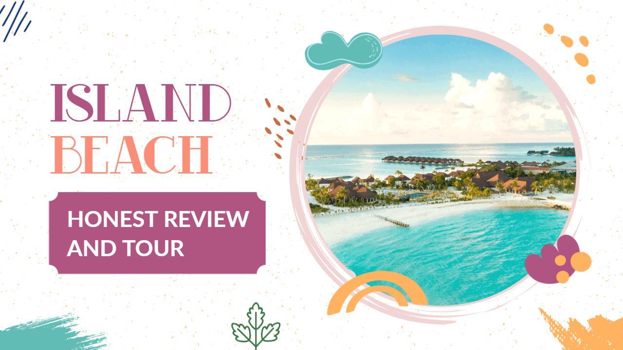 Island Beach Destination Tour Review YouTube Thumbnail Template