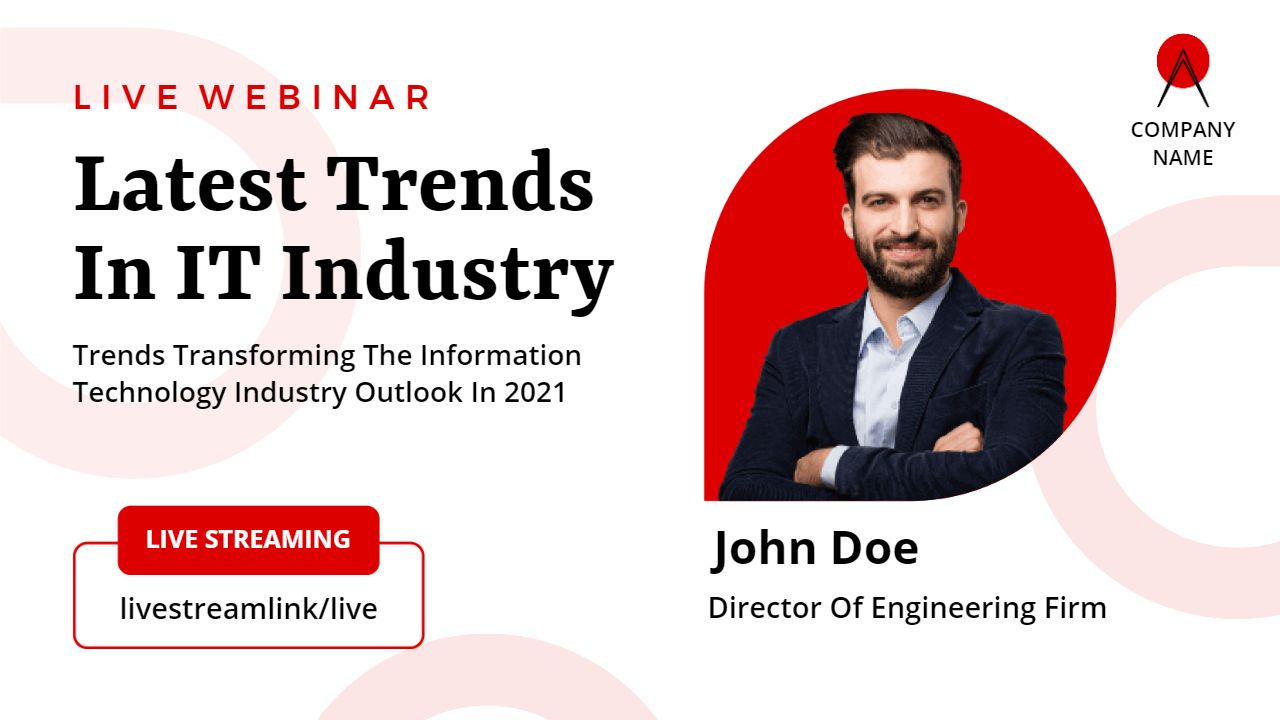 IT Industry Trends Business YouTube Thumbnail Template