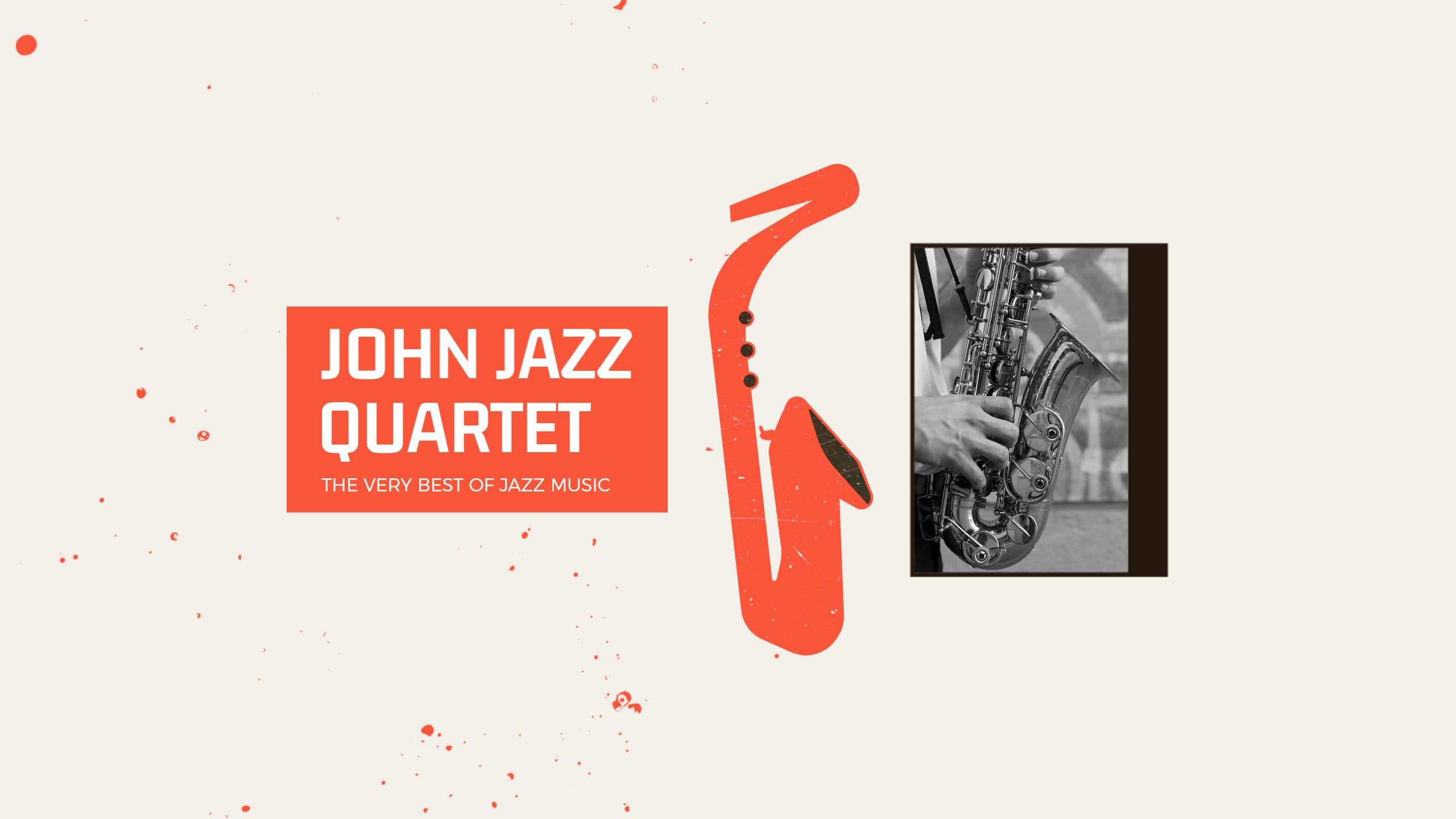 Jazz Music Celebration with Saxophone Art YouTube Banner Template