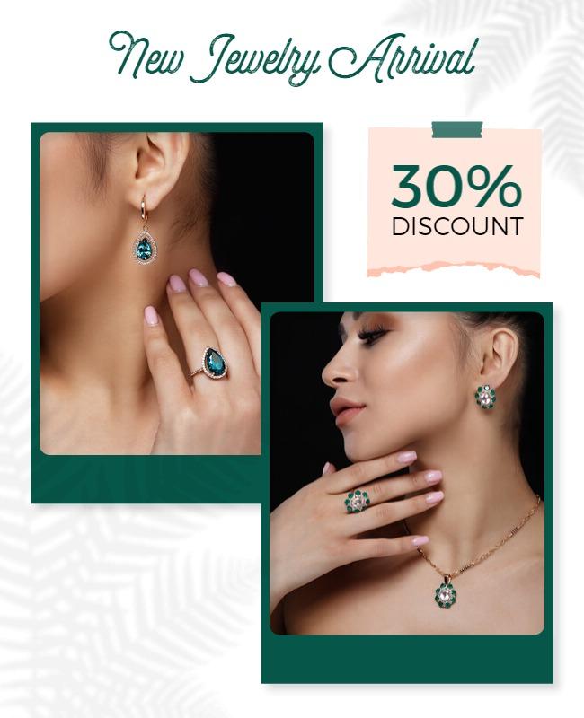 Jewelry Arrival Offer Flyer Template