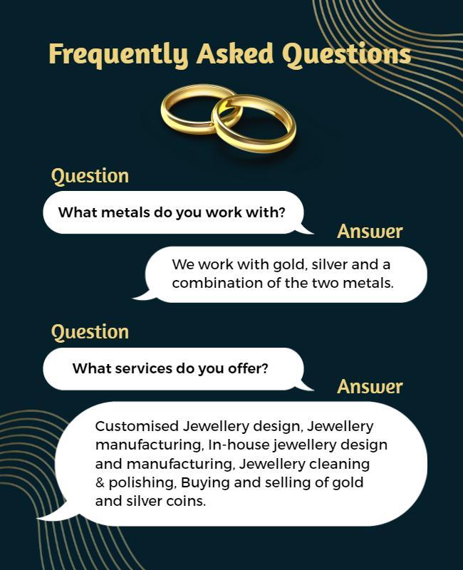 Jewelry Services Faq Flyer Template