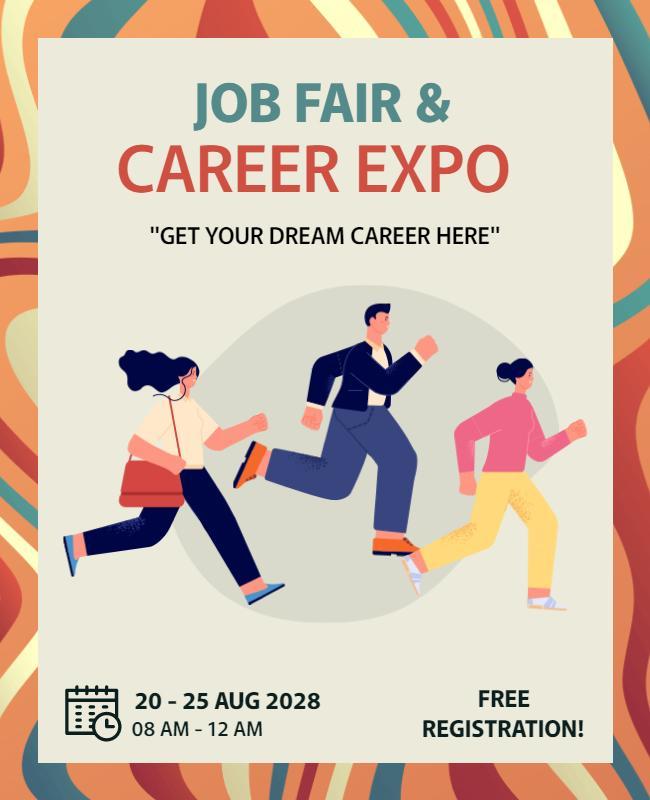 Job Fair and Career Expo Flyer Template