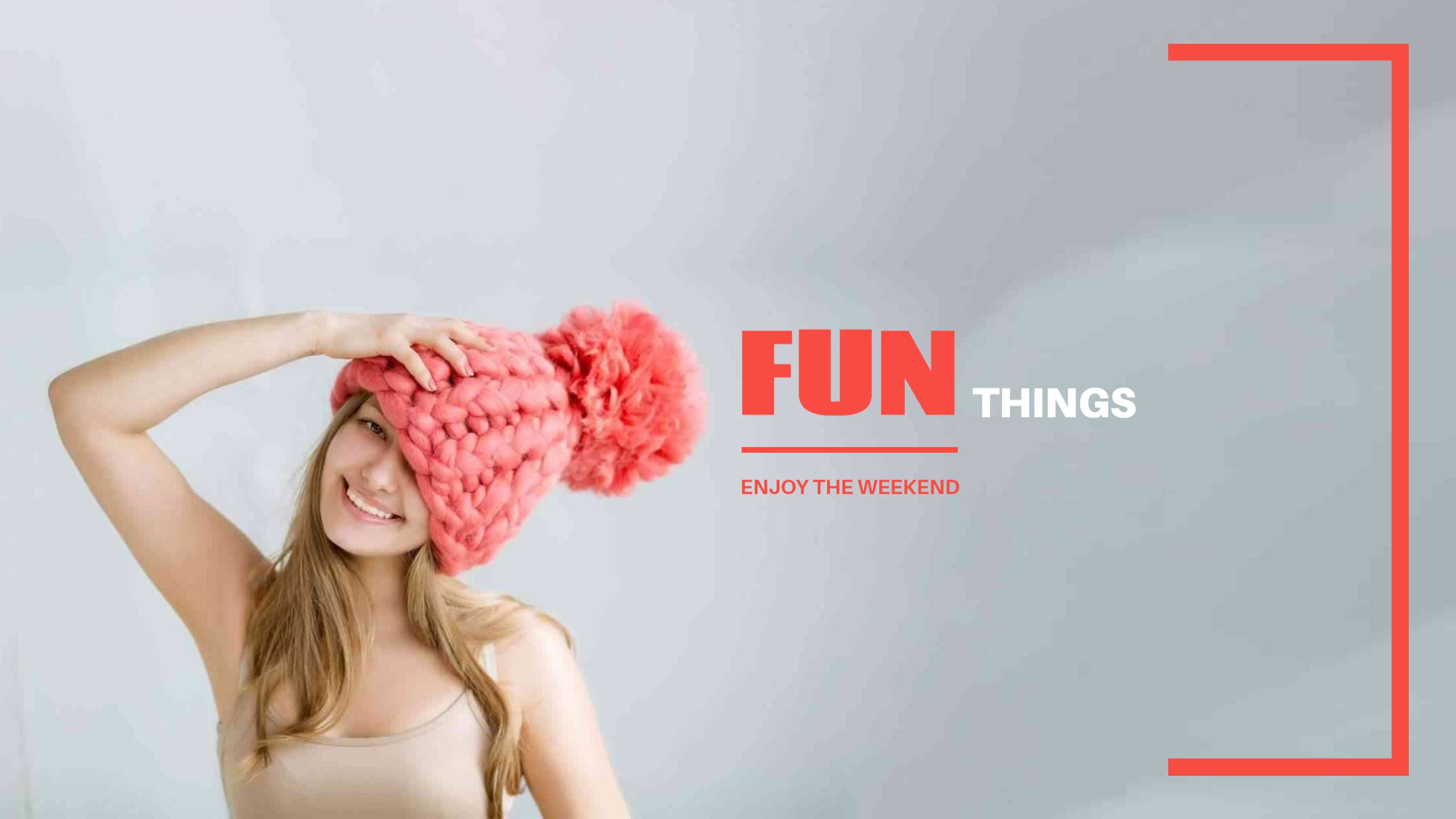Joyful Weekend Vibes with Fun Colors YouTube Banner Template