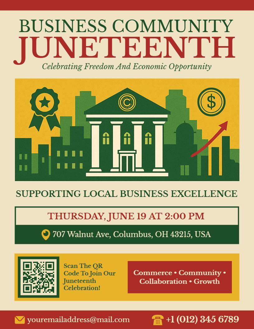 Chamber of Commerce Juneteenth Celebration Flyer