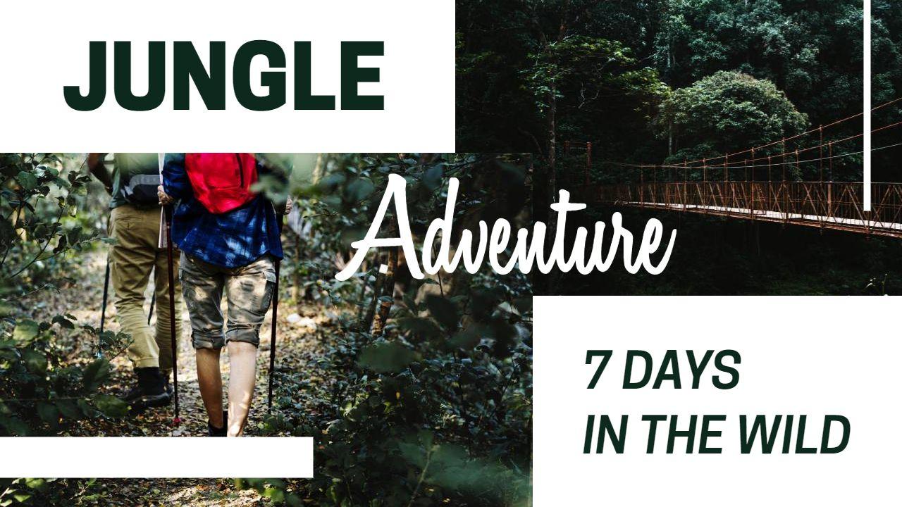Jungle Hiking Expedition Travel YouTube Thumbnail Template