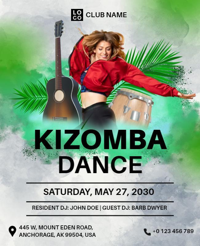 Kizomba Dance Night Event Flyer Template