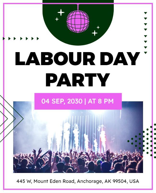 Labour Day Celebration Party Flyer Template