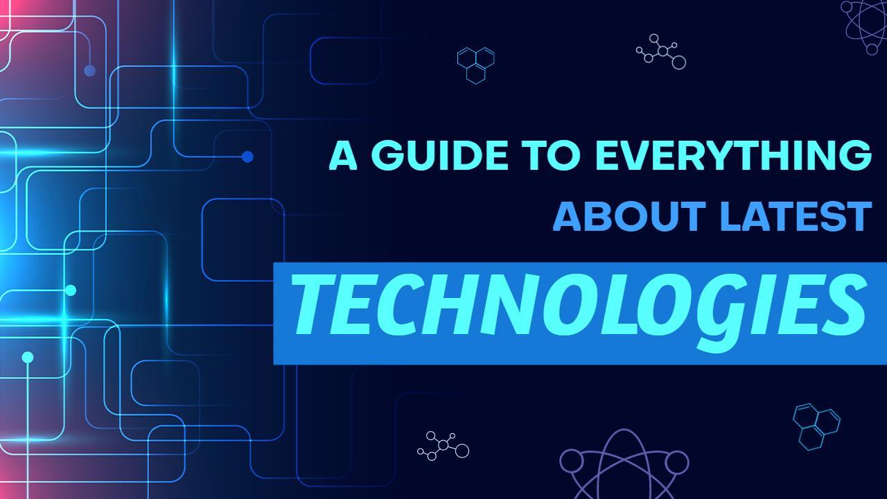 Latest Innovations in Digital Technology YouTube Thumbnail Template