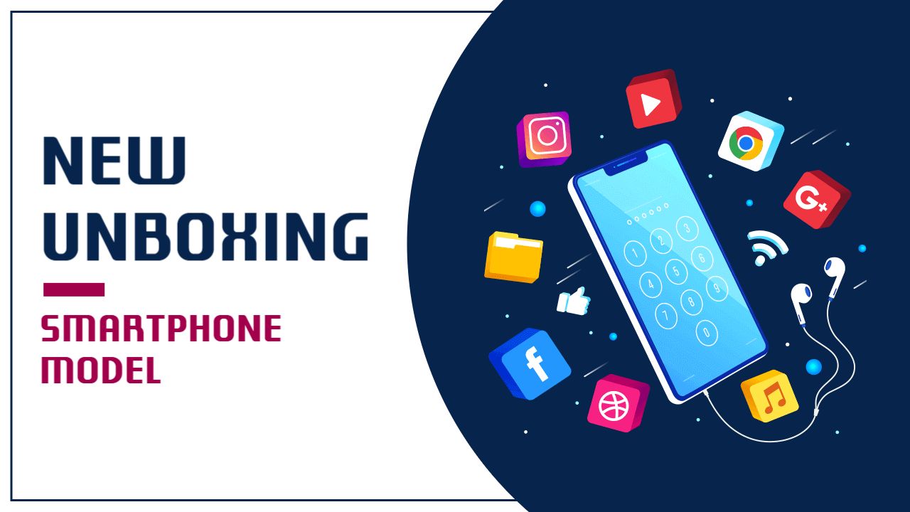 Latest Smartphone Unboxing Review YouTube Thumbnail Template