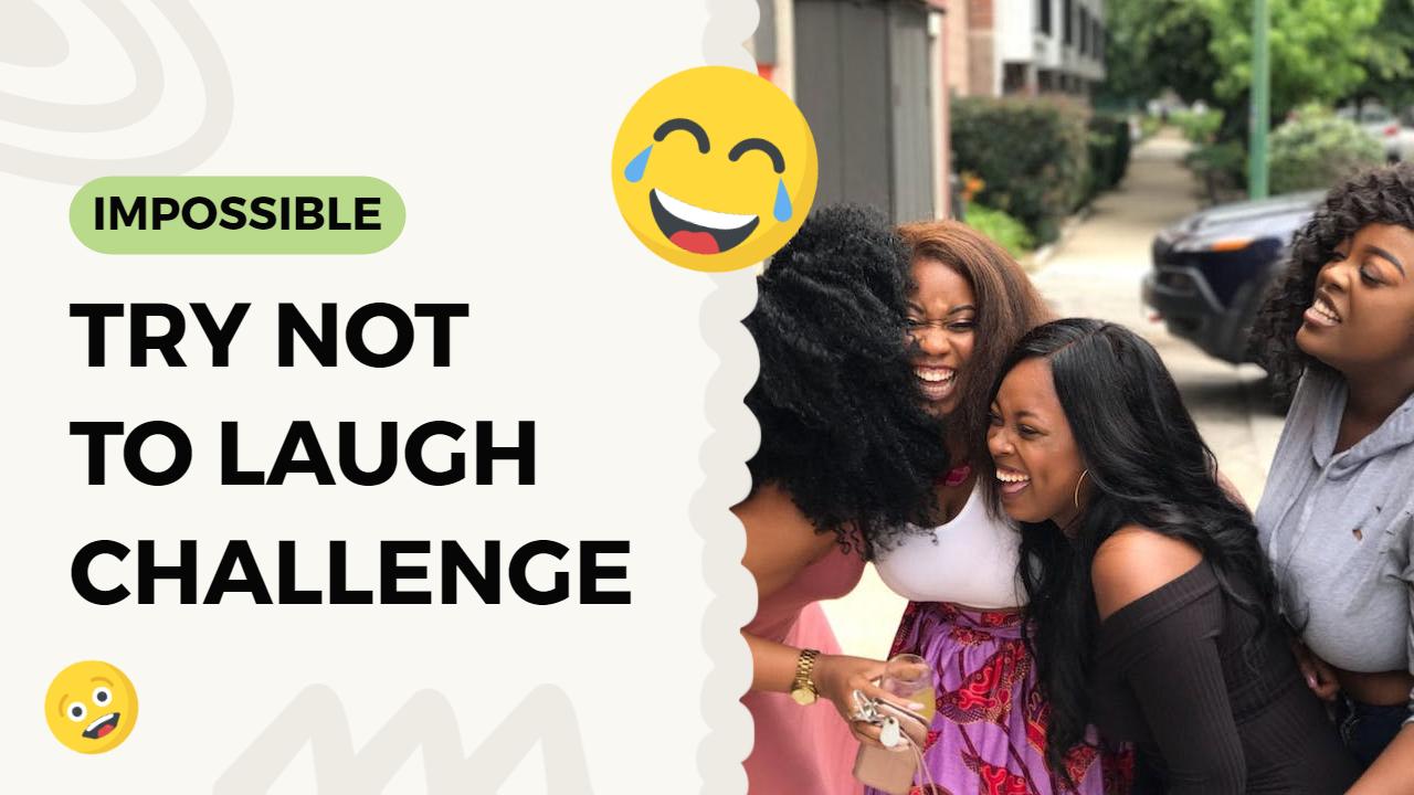 Laugh Challenge Funny Moments Trending YouTube Thumbnail Template
