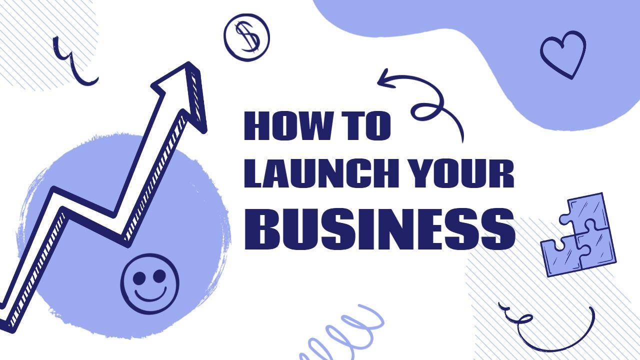 Launch Your Business Growth Strategy YouTube Thumbnail Template