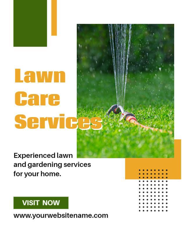 Lawn Care Services Flyer Template