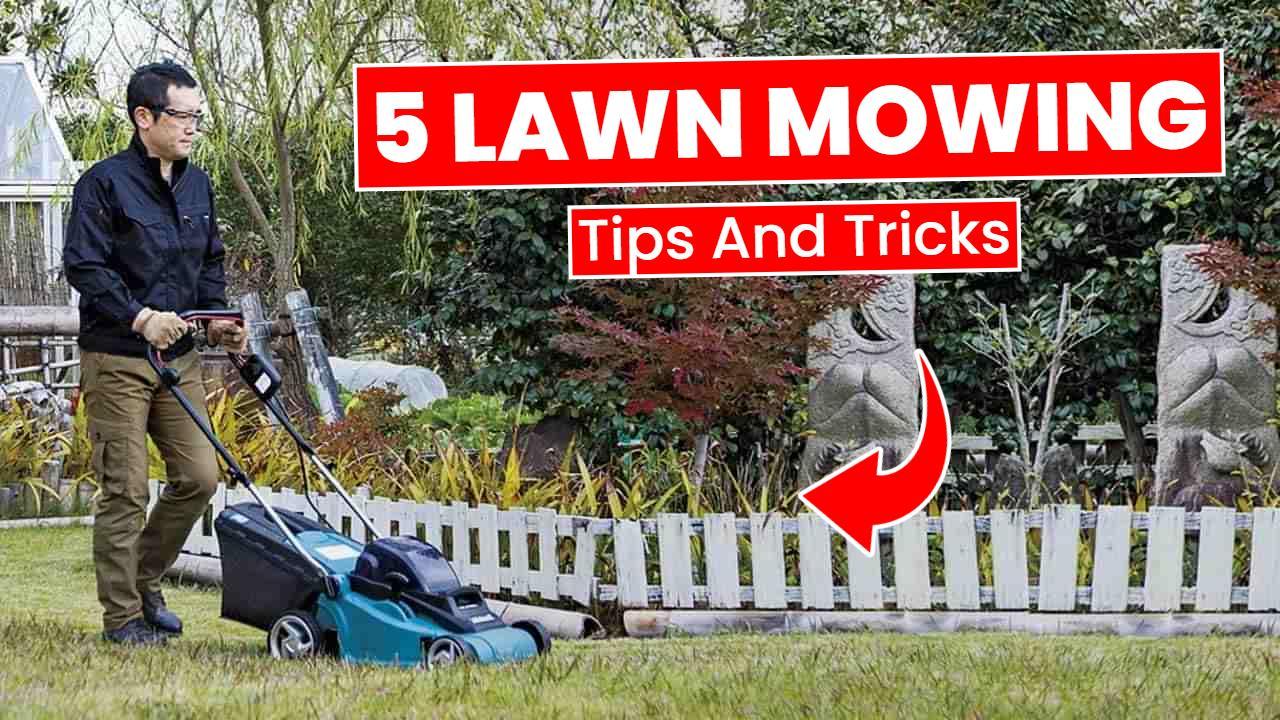 Lawn Mowing Tips Tricks Gardening Trending YouTube Thumbnail Template