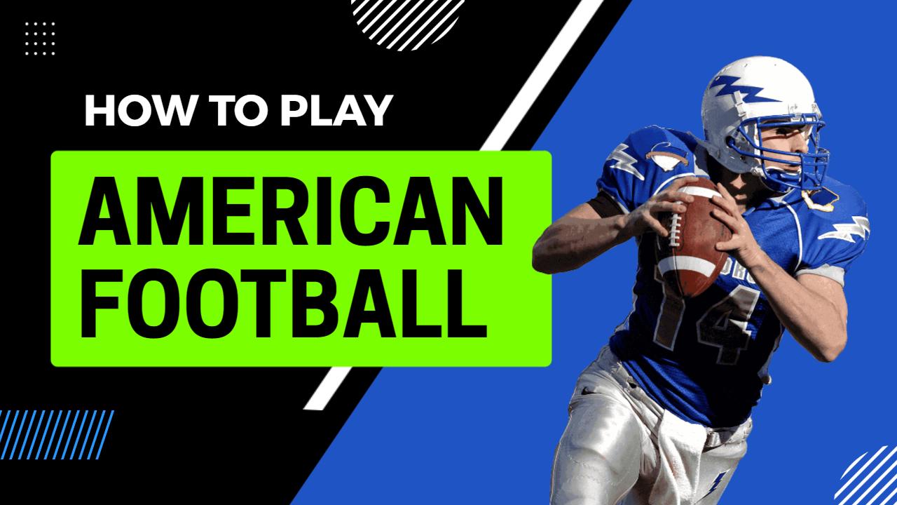 Learn American Football Skills Training YouTube Thumbnail Template