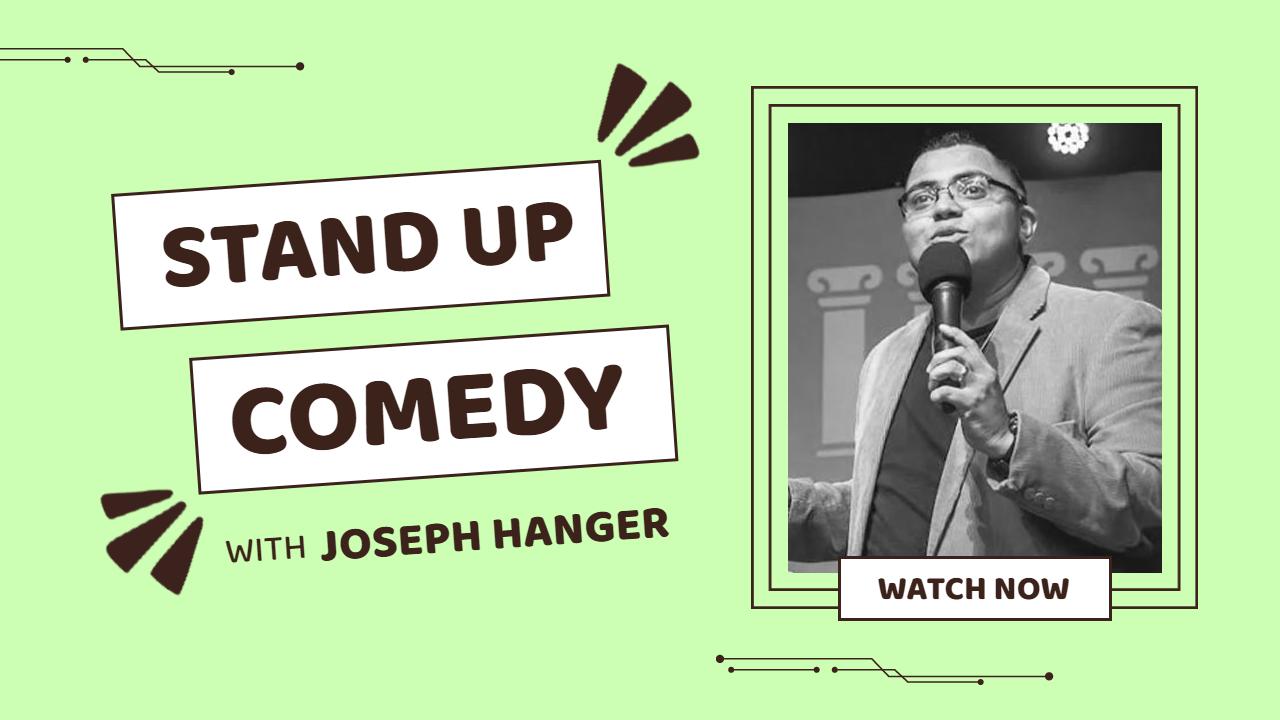 Live Stand-Up Comedy Performance YouTube Thumbnail Template
