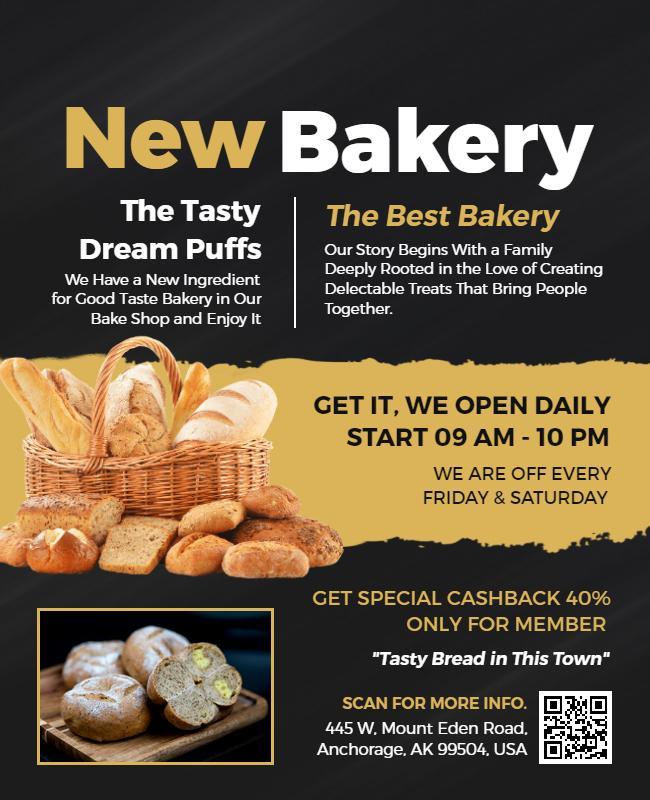 Local Bakery Promotion Flyer Template