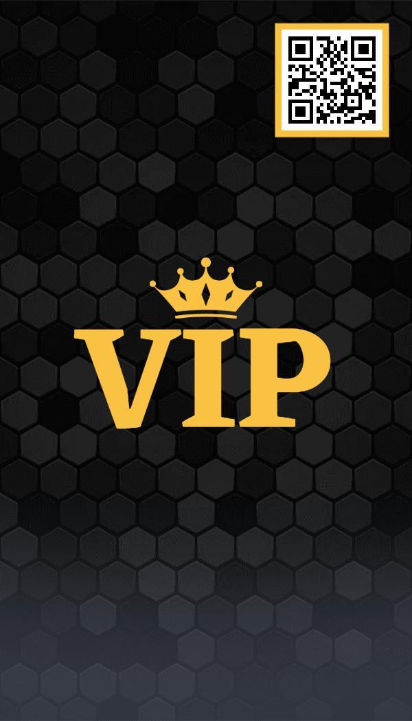 Luxurious Gold Crown VIP QR Code Business Card Template