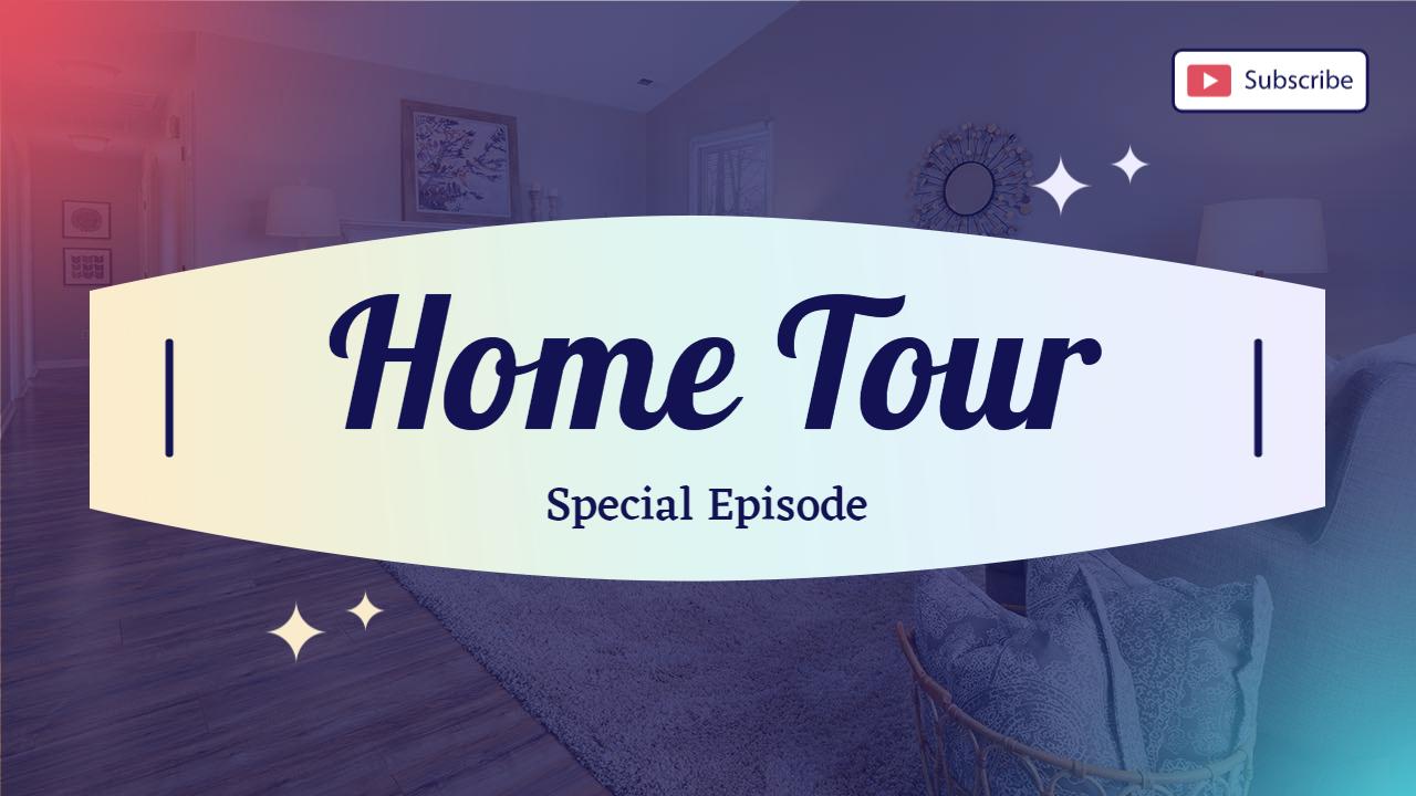 Luxury Home Interior Tour Real Estate YouTube Thumbnail Template